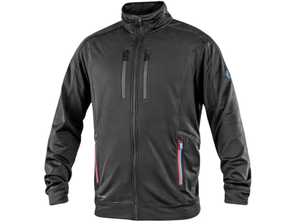 CANIS CXS LEONIS pánská mikina černá s HV doplňky (Velikost 3XL)