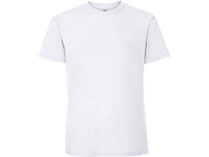 Fruit of the Loom 16.1422 Pánské tričko z těžké bavlny bílá (Velikost 5XL)