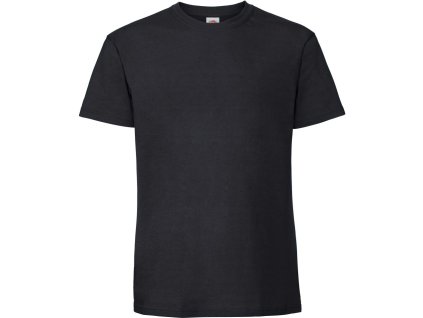 Fruit of the Loom 16.1422 Pánské tričko z těžké bavlny černá (Velikost 5XL)