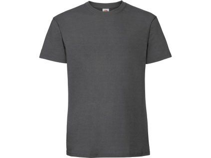 Fruit of the Loom 16.1422 Pánské tričko z těžké bavlny tmavě šedá (Velikost 3XL)