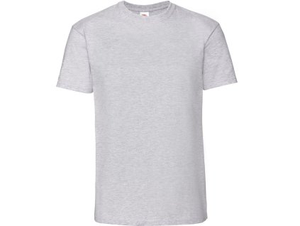 Fruit of the Loom 16.1422 Pánské tričko z těžké bavlny šedá (Velikost 5XL)