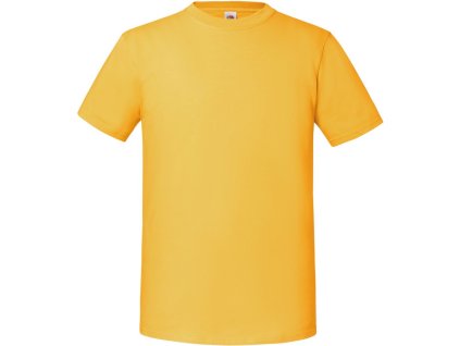 Fruit of the Loom 16.1422 Pánské tričko z těžké bavlny žlutá (Velikost 3XL)
