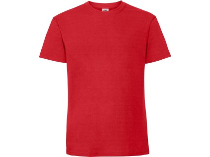 Fruit of the Loom 16.1422 Pánské tričko z těžké bavlny červená (Velikost 3XL)