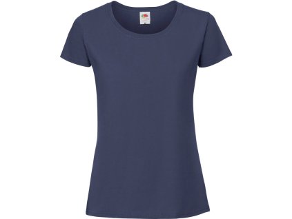 Fruit of the Loom 16.1424 Dámské tričko z těžké bavlny navy (Velikost XXL)