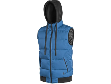 CANIS CXS RENO Pánská zimní vesta modrá (Velikost 4XL)