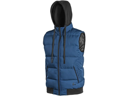 CANIS CXS RENO Pánská zimní vesta tmavě modrá (Velikost 4XL)