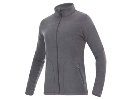 ARDON®JOFLEX Dámská fleecová mikina bílá šedá H2221 (Velikost 3XL)