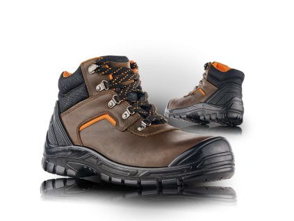 VM Footwear HANNOVER 2720-O2 SRC pracovní kotníková obuv hnědá/černá (Velikost 48)