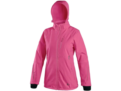 CANIS CXS NEVADA dámská softshellová bunda růžová (Velikost 3XL)