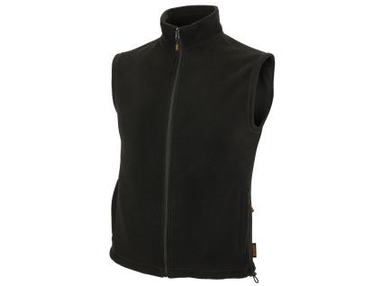 BENNON Fleecová vesta černá (Velikost 7XL)