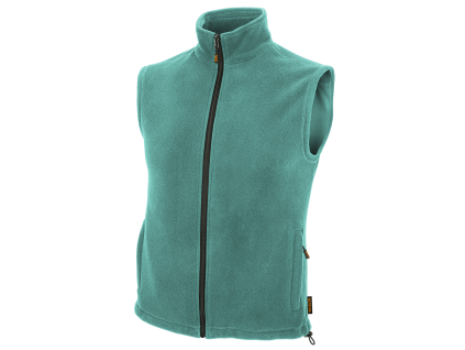 BENNON Fleecová vesta tyrkysová (Velikost 3XL)