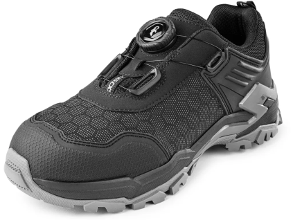 CANIS CXS PU TECH ZIREX S3S - Bezpečnostní pracovní polobotky černé (Velikost 48)