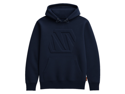 BENNON AURORA SWEATSHIRT BLUE - Pánská mikina s kapucí modrá (Velikost 3XL)