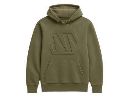 BENNON AURORA SWEATSHIRT KHAKI - Pánská mikina s kapucí khaki (Velikost S)