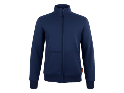 BENNON ADAMOS SWEATSHIRT BLUE - Pánská mikina na zip modrá (Velikost 3XL)