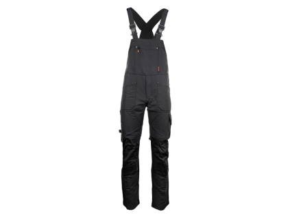 BENNON EREBOS BIBPANTS - Montérky s laclem strečové - Černé (Barva Černá, Velikost 64)