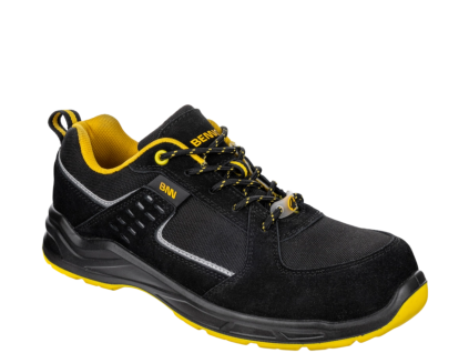 BENNON SPORTIS S1P ESD NM Low - Nízké pracovní boty S1P - černo-žluté (Velikost 48)