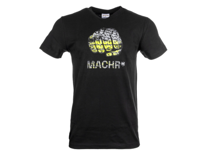 BENNON PREDATOR LADY T-SHIRT BLACK/GREEN - Dámské bavlněné tričko černé (Velikost L)