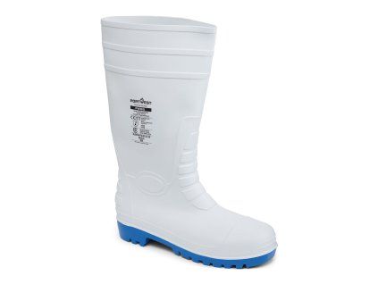 PORTWEST TOTAL SAFETY WELLINGTON S5 FW95 - Bezpečnostní holínky - bílé (Velikost 48)