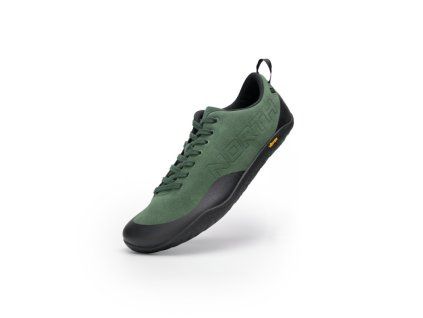 NORTHFINDER VIBRAM® XSTREK EVO DORJE - Pánské barefoot turistické boty - zelené (Velikost 47)