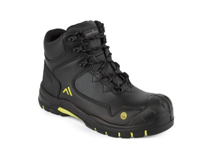 PORTWEST APEX MID BOOT ESD HRO SR SC FO FC18 - Kompozitní Kotníková obuv ESD S3S HRO - černo-žlutá (Velikost 47)