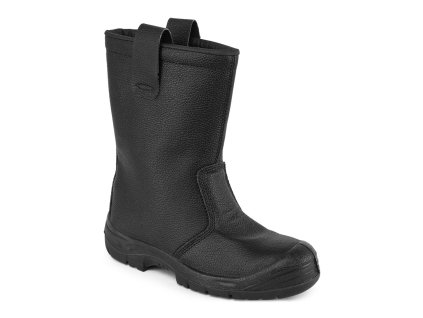PORTWEST STEELITE RIGGER SCUFF CAP S3 CI FW29 - Bezpečnostní poloholeňová obuv S3 - černá (Velikost 48)