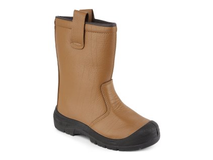 PORTWEST STEELITE RIGGER SCUFF CAP S3 CI FW29 - Bezpečnostní poloholeňová obuv S3 - světle hnědá (Velikost 48)