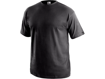 CANIS CXS DANIEL - Pánské tričko s krátkým rukávem 100% bavlna - černé (Velikost 7XL)