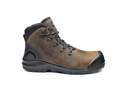BASE BE-STRONG TOP S3S HI CI SC LG HRO FO SR B0888 - Zimní bezpečnostní kotníková obuv S3S - hnědo-černá (Velikost 48)
