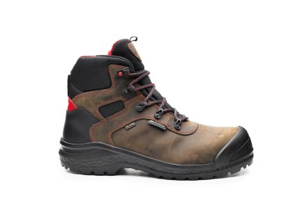 BASE BE-DRY MID/BE-ROCK S7S HI CI SC LG HRO FO SR B0895 - Bezpečnostní zimní kotníková obuv S7S - hnědá (Velikost 50)