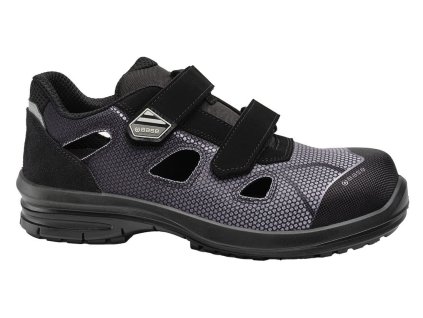 BASE SYRIUS SANDAL S1PL ESD FO SR B0967A - Bezpečnostní sandál S1PL ESD - černo-šedá (Velikost 48)