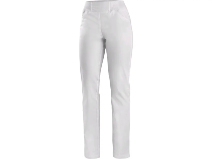 CANIS CXS IRIS – Dámské stretch pracovní kalhoty – bílé (Velikost 60)