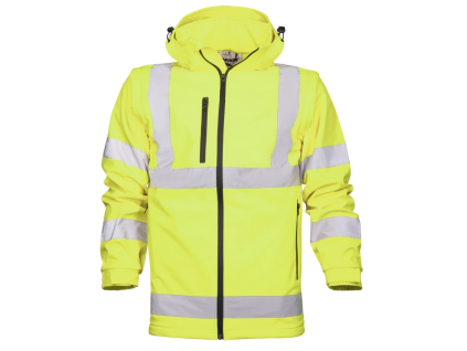 ARDON REF501 - Nepromokavá reflexní softshellová bunda 2v1 Hi-Vis - žlutá (Velikost 4XL)