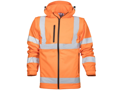 ARDON REF502 - Nepromokavá reflexní softshellová bunda 2v1 Hi-Vis - oranžová (Velikost 4XL)