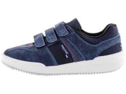 MOLEDA PRESTIGE DENIM M40810-90 - Pracovní tenisky na suchý zip - modré (Velikost 48)