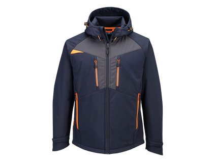 PORTWEST DX474 - Nepromokavá prodyšná softshellová bunda ripstop - tmavě modrá (Velikost 3XL)