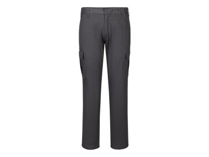 PORTWEST COMBAT S231 - Slim Fit strečové kalhoty - ocelově šedá (Velikost 48)