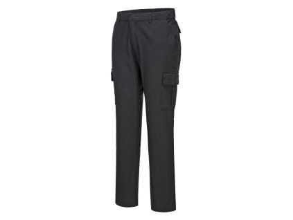 PORTWEST COMBAT S231 - Zkrácené slim fit strečové kalhoty - černá (Velikost 42)