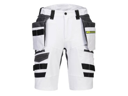 PORTWEST DX4 HOLSTER DX444 - Strečové kraťasy ripstop - bílá (Velikost 46)