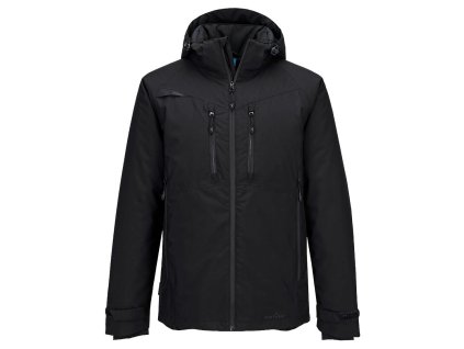 PORTWEST DX460 - Nepromokavá prodyšná zimní bunda - celočerná (Velikost 3XL)