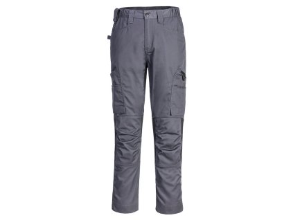 PORTWEST WX2 ECO STRETCH TRADE CD881 – Strečové pracovní kalhoty - ocelově šedá (Velikost 48)