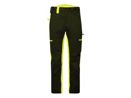 PORTWEST WX2 ECO STRETCH TRADE CD881 – Strečové pracovní kalhoty - černo-žlutá (Velikost 48)