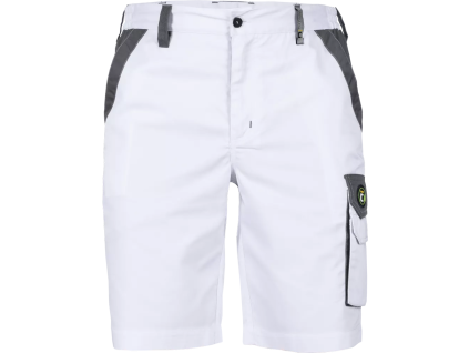 ČERVA MAX ECO STRETCH - Pánské strečové pracovní kraťasy - bílé (Velikost 68)