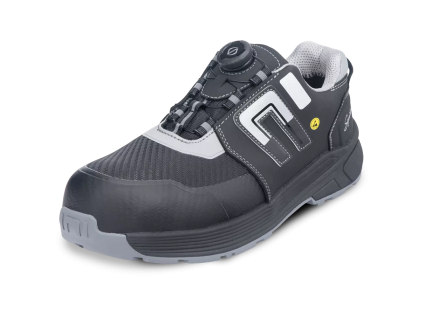 ČERVA SIGN-XR S3S ESD - Bezpečnostní polobotka - šedá (Velikost 48)