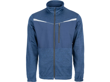 ČERVA STIRLING STRETCH - Pánská pracovní mikina / svetr na zip - modrá (Velikost 4XL)