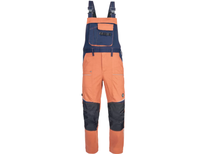 ČERVA STIRLING STRETCH - Strečové pracovní laclové kalhoty - oranžové (Velikost 68)