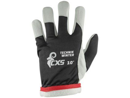 Rukavice CXS TECHNIK WINTER, zimní, kombinované (Velikost 08)