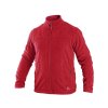 Mikina CXS GRANBY, pánská, fleece, červená (Velikost S)