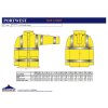 PORTWEST S460 Hi-Vis Traffic - Pánská zimní bunda - reflexní (Barva Žlutá, Velikost 8XL)