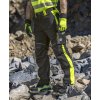 ARDON NEON kalhoty do pasu černá/žlutá H6401 (Velikost 66)